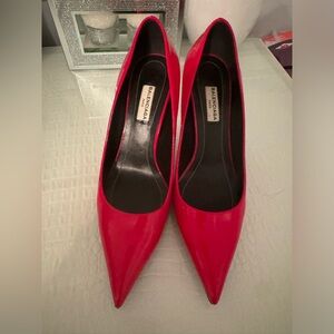 Balenciaga Cagole leather heels